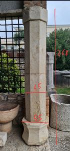 Antique octagonal stone column